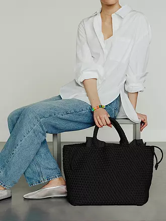 MARREA | Tasche - Tote Bag ALWAYS ON THE RUN Large | schwarz