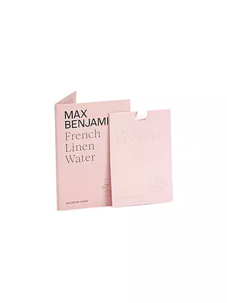 MAX BENJAMIN | Duftkarte CLASSIC COLLECTION Lemongrass & Ginger | rosa
