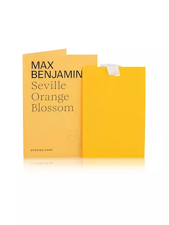 MAX BENJAMIN | Duftkarte CLASSIC COLLECTION Lemongrass & Ginger | orange