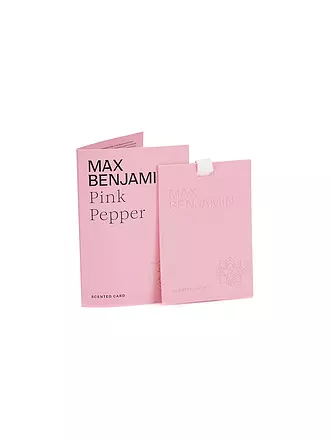 MAX BENJAMIN | Duftkarte CLASSIC COLLECTION Pink Pepper | hellgrau