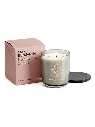 MAX BENJAMIN | Duftkerze CLASSIC COLLECTION 210g Irish Leather & Oud | orange