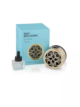 MAX BENJAMIN | Raumduft Wand Diffuser CLASSIC COLLECTION 100ml French Linen | hellblau