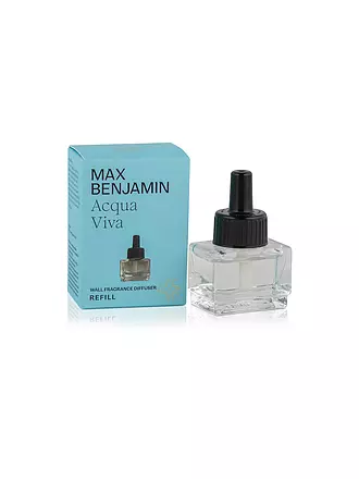 MAX BENJAMIN | Raumduft Wand Diffuser CLASSIC COLLECTION 100ml Nachfüllung French Linen | hellblau