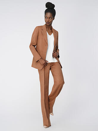 MAX MARA STUDIO | Leinenblazer TECA | braun