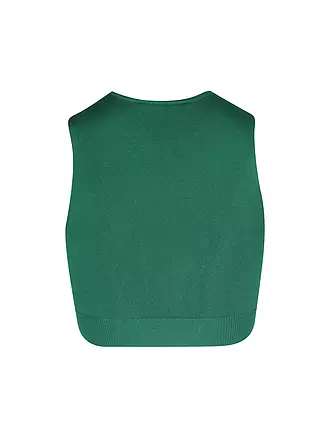MAX MARA STUDIO | Stricktop Cropped Fit TUNICA | grün