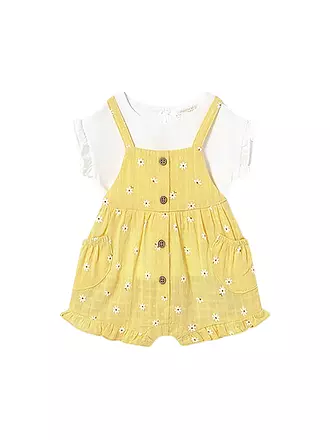 MAYORAL | Baby Set 2-teilig T-Shirt und Latzhose | beige