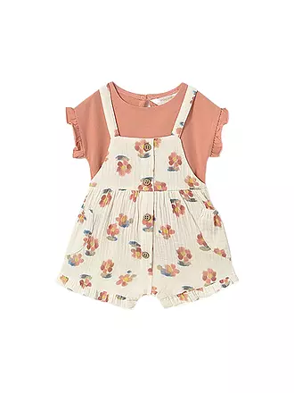MAYORAL | Baby Set 2-teilig T-Shirt und Latzhose | beige