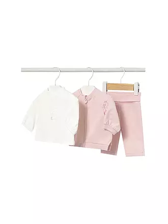 MAYORAL | Baby Set 3-teilig Jacke, Langarmshirt und Hose | rosa