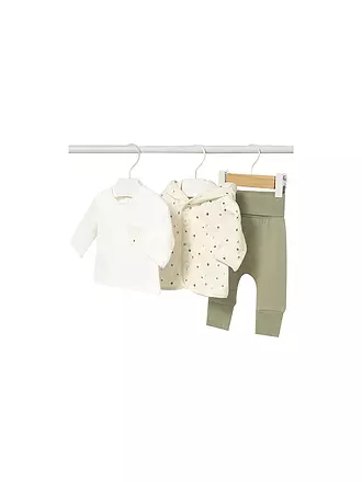 MAYORAL | Baby Set 3-teilig Jacke, Langarmshirt und Hose | grün