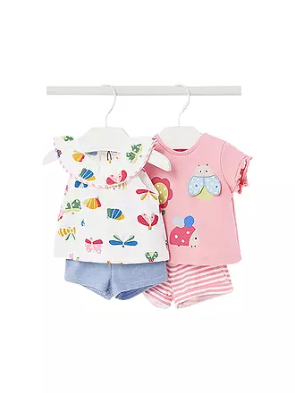 MAYORAL | Baby Set 4-teilig T-Shirts und Shorts | pink