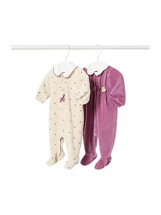 MAYORAL | Baby Strampler 2-er Pkg. | beere