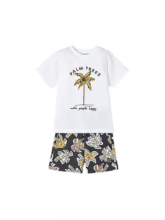 MAYORAL | Jungen Set 2-teilig T-Shirt und Shorts | weiss