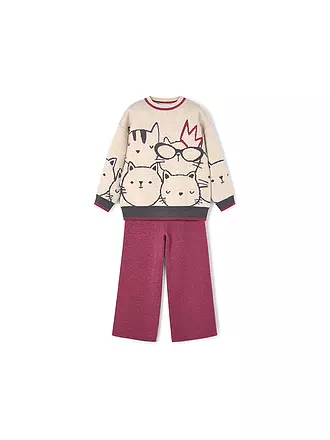 MAYORAL | Mädchen Set 2-teilig Pullover und Hose | beere