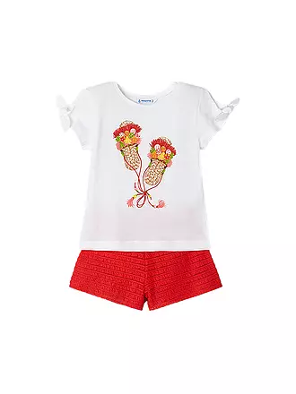 MAYORAL | Mädchen Set 2-teilig T-Shirt und Shorts | gelb