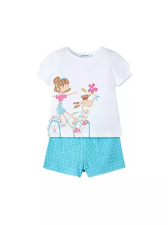 MAYORAL | Mädchen Set 2-teilig T-Shirts und Shorts | orange