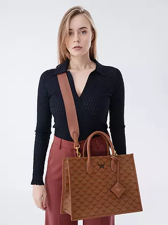 MCM | Ledertasche - Tote Bag LAURETOS CC | beige