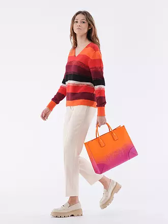MCM | Ledertasche - Tote Bag MÜNCHEN Large | orange