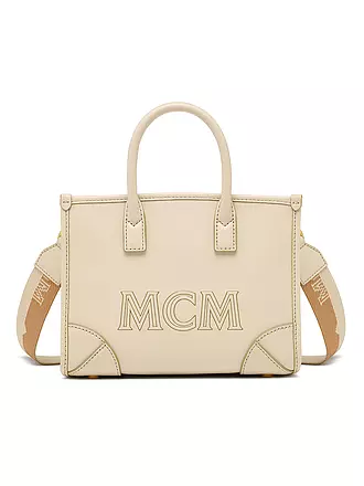 MCM | Ledertasche - Tote Bag MÜNCHEN MINI | creme