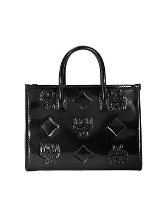 MCM | Ledertasche - Tote Bag MÜNCHEN Mini | schwarz