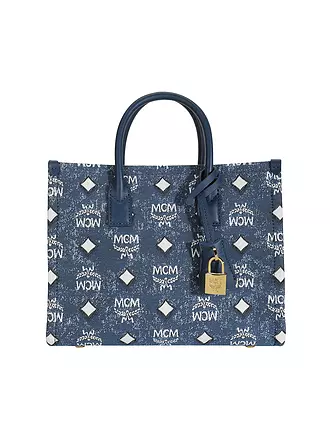 MCM | Tasche - Tote Bag MÜNCHEN Small | blau