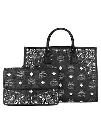 MCM | Tasche - Tote Bag MÜNCHEN TOTE Large | schwarz