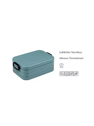 MEPAL | Lunchbox TAKE A BREAK MIDI 18,5x12cm Vivid Blue | grün