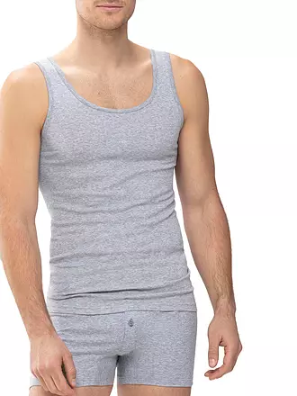 MEY | Athletic Shirt Casual Cotton Weiss | grau