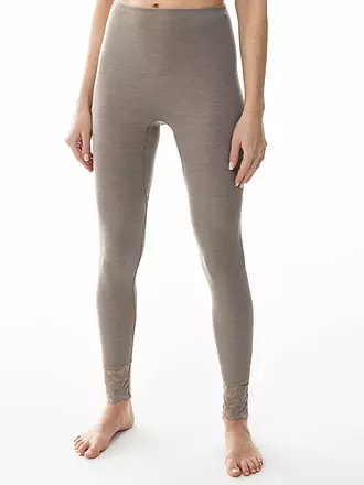 MEY | Loungewear Leggings LOVE | hellbraun