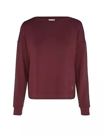 MEY | Loungewear Sweathsirt SMOOTH | dunkelrot