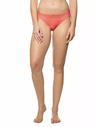 MEY | Mini Slip AMOROUS juicy peach | schwarz