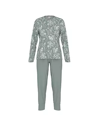 MEY | Pyjama 7/8 | grün