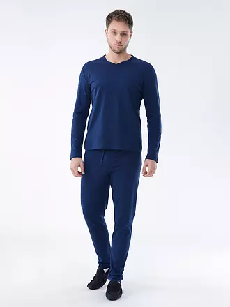 MEY | Pyjama Langarmshirt | rot