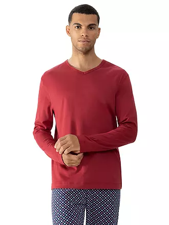 MEY | Pyjama Langarmshirt | blau