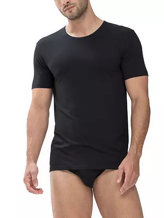 MEY | T-Shirt DRY COTTON schwarz | schwarz