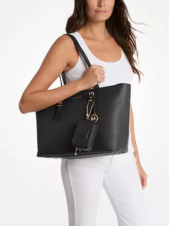 MICHAEL KORS | Ledertasche - Shopper QUINN Large | schwarz