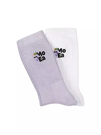 MOEA | Socken 2er Pack 36/40 purple white | lila