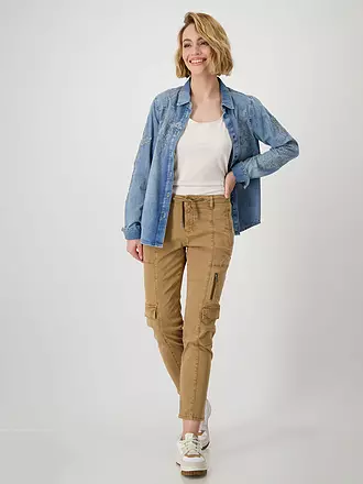 MONARI | Cargohose | creme