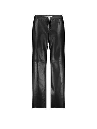 MONARI | Hose in Lederoptik | schwarz