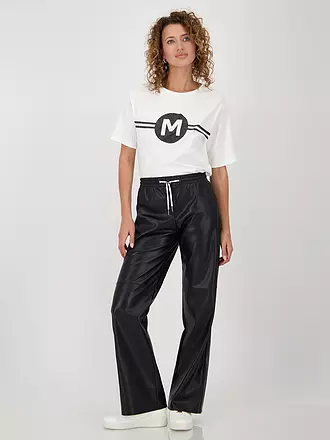 MONARI | Hose in Lederoptik | schwarz