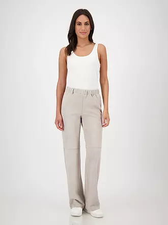 MONARI | Hose in Lederoptik | beige