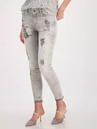 MONARI | Jeans Skinny Fit | hellgrau