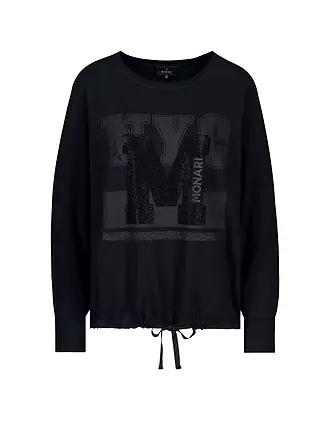 MONARI | Langarmshirt | schwarz