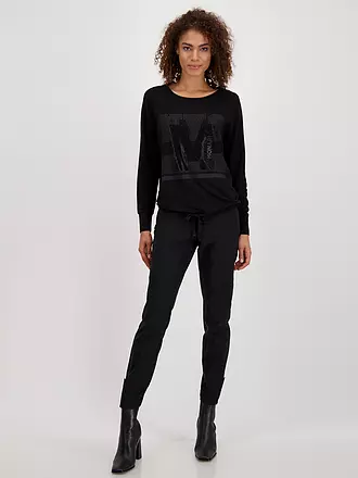 MONARI | Langarmshirt | schwarz