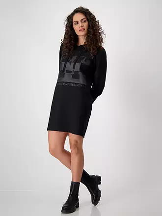 MONARI | Midikleid | schwarz