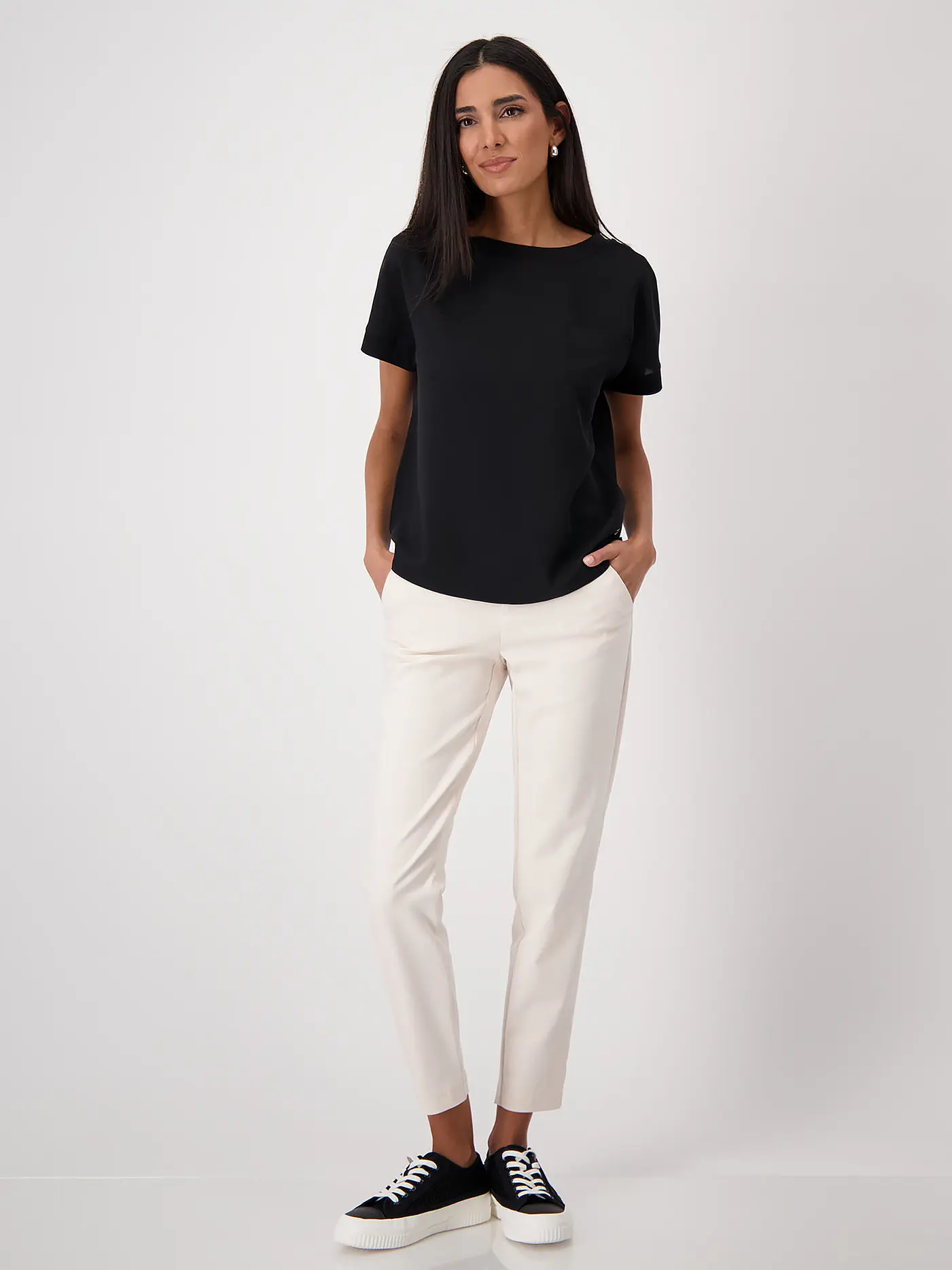 MONARI | T-Shirt | schwarz