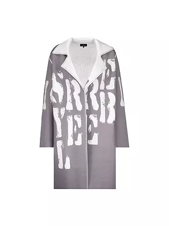 MONARI | Wende Strickjacke | grau