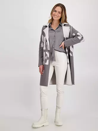 MONARI | Wende Strickjacke | grau
