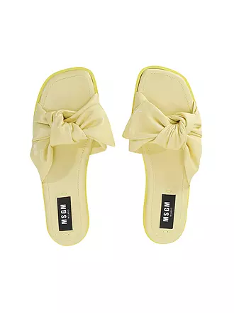 MSGM | Pantoletten - Slides | gelb