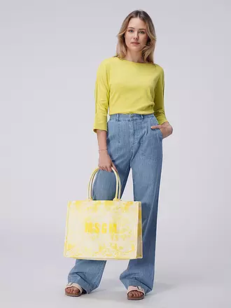 MSGM | Tasche - Tote Bag DONNA | gelb