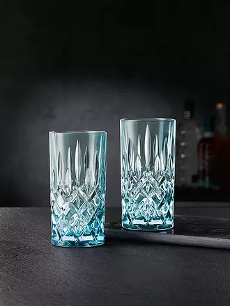 NACHTMANN | Longdrink Gläser 2er Set NOBLESSE FRESH COLORS Aqua | hellblau